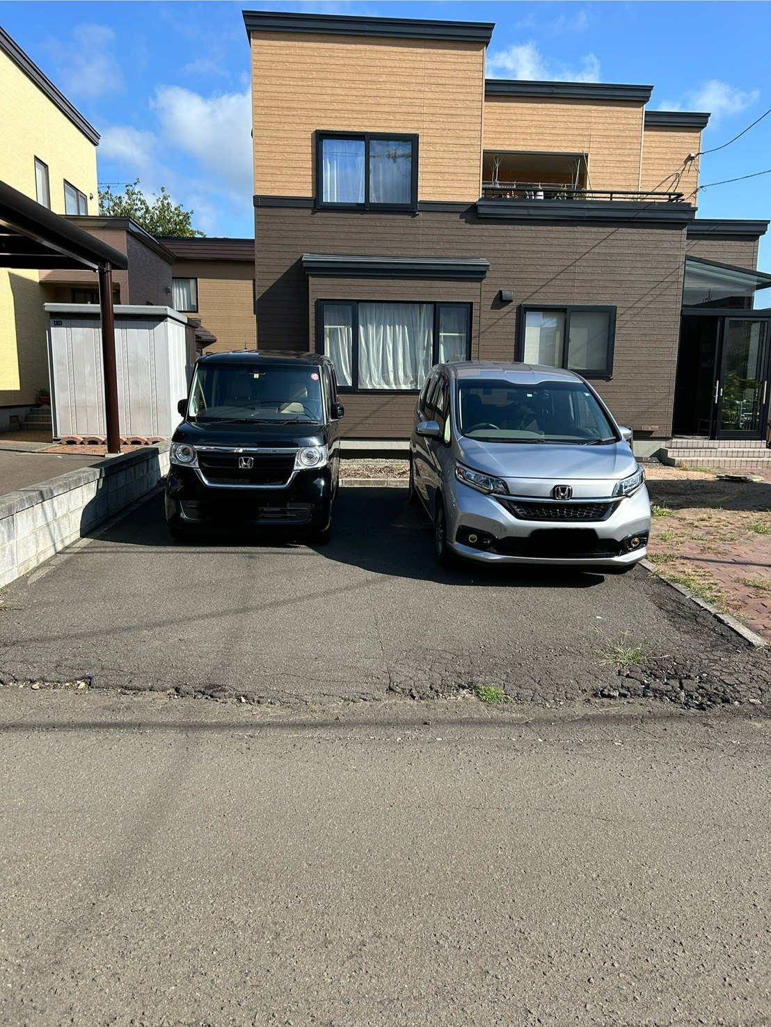カーポート施工前